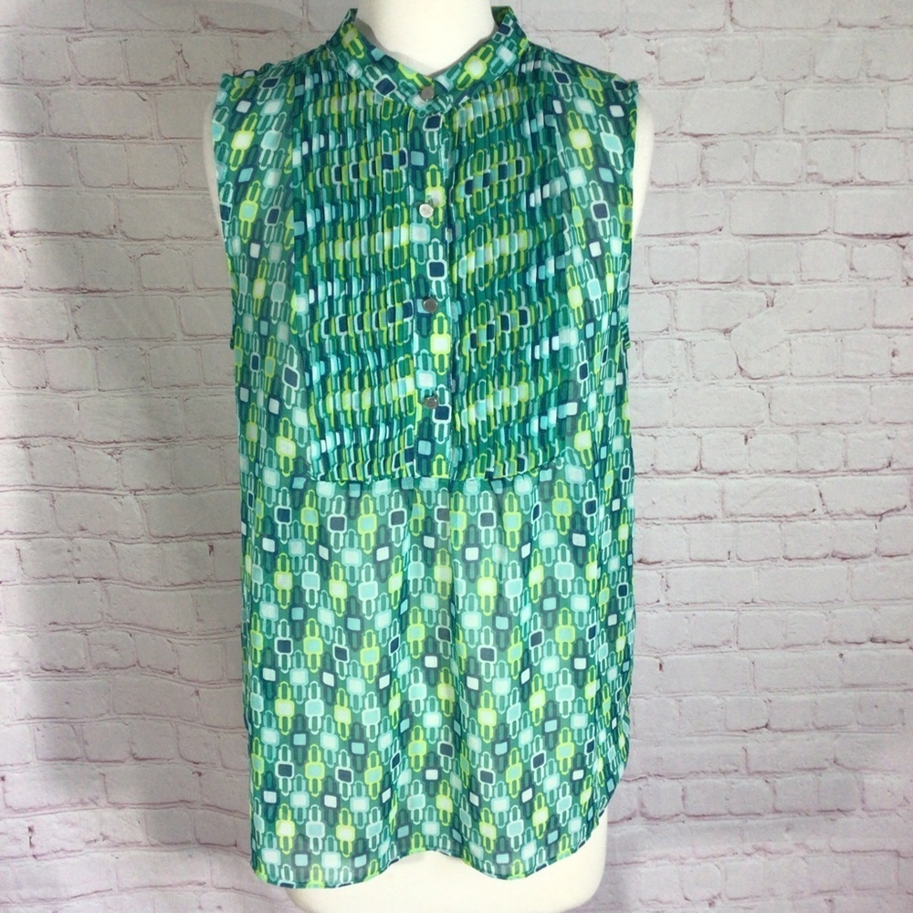Banana Republic Sheer Sleeveless Top - Size Medium